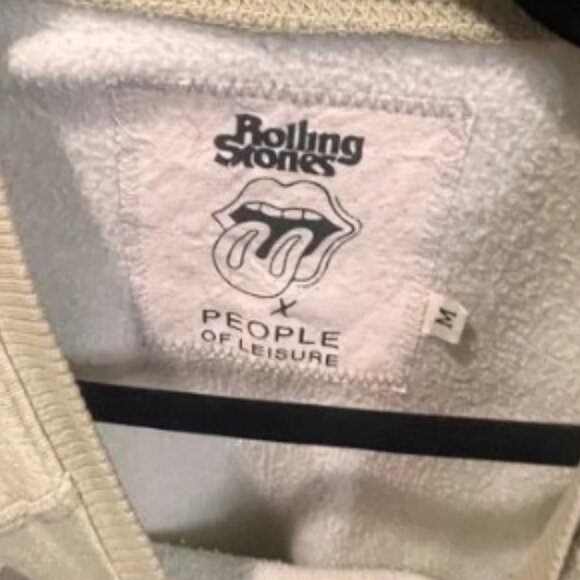 Rolling Stone x People of Leisure "Too Tough To Die" crew neck sweater size M - Picture 8 of 8